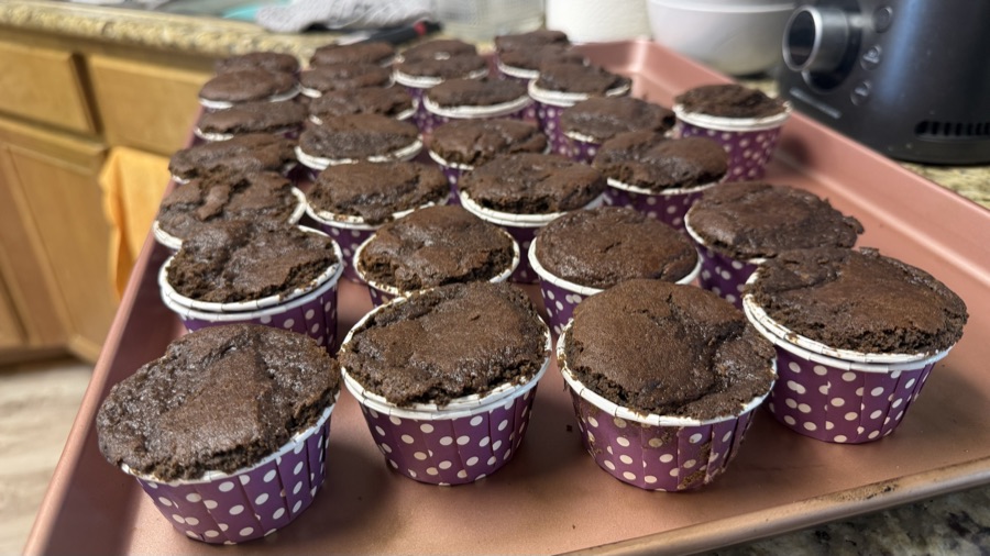 Gluten-free bakery products ready for customers