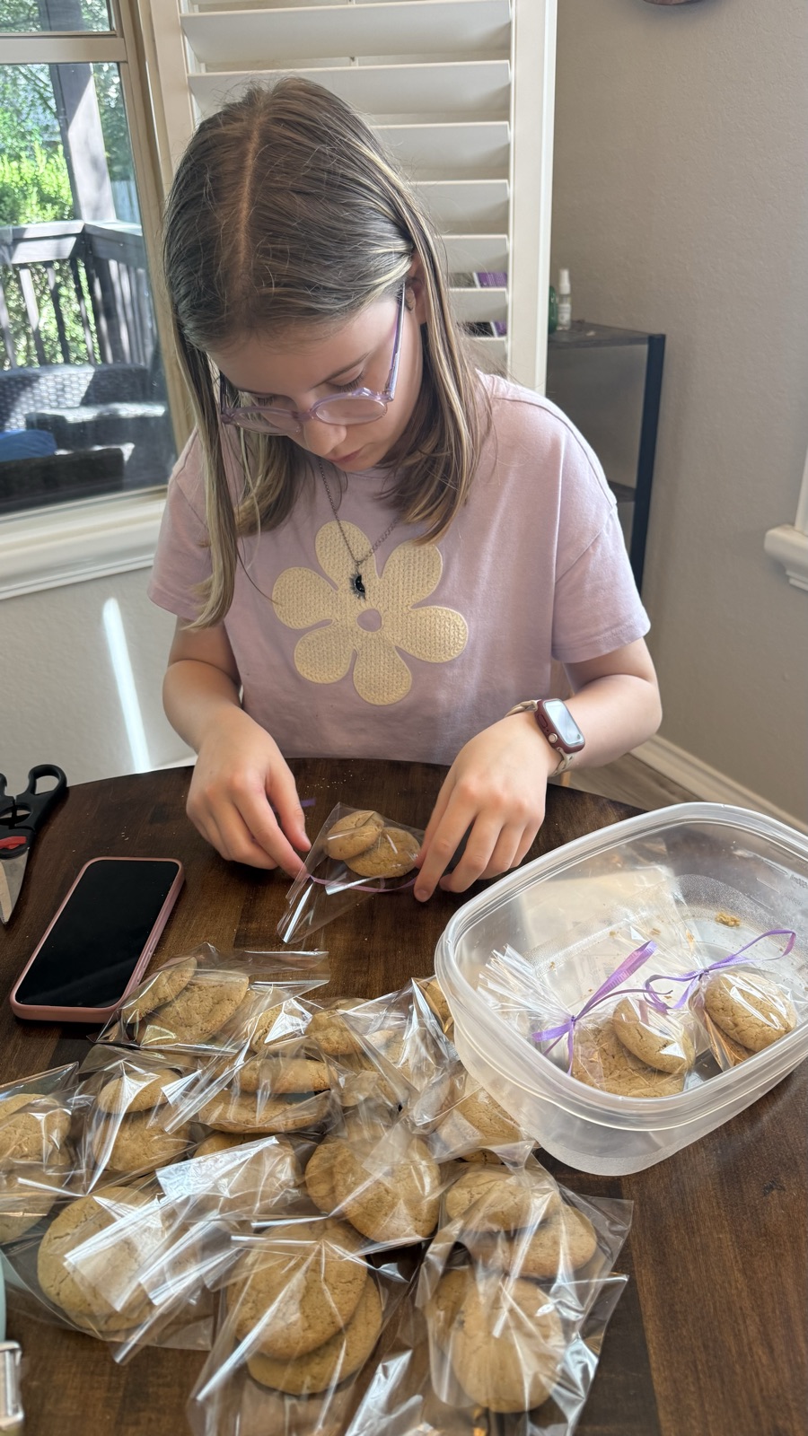Gluten-free baked goods on display